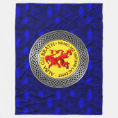 Couverture Polaire Alba Gu Brath Lion Rampant noeud (Devant)