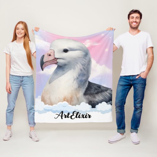 Couverture Polaire Albatross Dreamy Print (En situation)