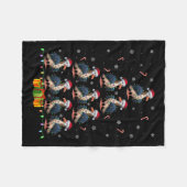 Couverture Polaire Albatross Santa Hat Noël Lumières Hommes Femmes No (Devant (Horizontal))