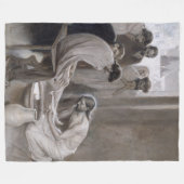 Couverture Polaire Albert Edelfeel - Jésus Laver les pieds des discip (Devant (Horizontal))