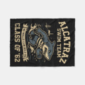 Couverture Polaire Alcatraz Penitentiary Swim Team  (Devant (Horizontal))