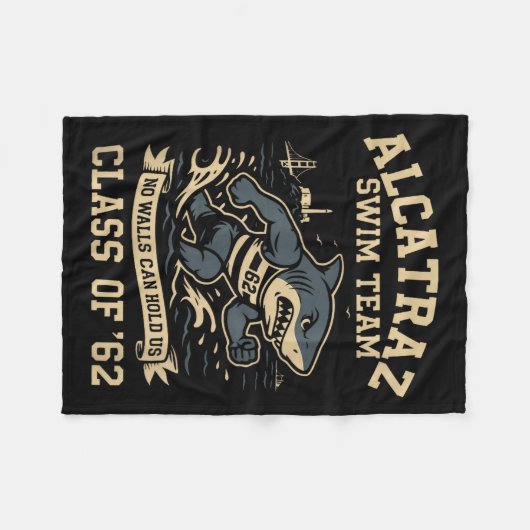 Couverture Polaire Alcatraz Penitentiary Swim Team  (Devant (Horizontal))
