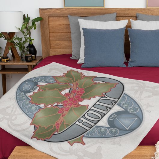 Couverture Polaire Alchimie des fleurs et magie - Holly