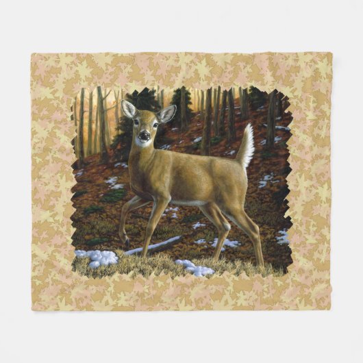 Couverture Polaire Alert Whitetail Doe (Devant (Horizontal))