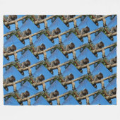 Couverture Polaire Alert Wild Koala Assis Dans Un Arbre, (Devant (Horizontal))