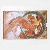 Couverture Polaire Alfons Mucha : Danse (Devant (Horizontal))