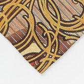 Couverture Polaire Alfonse Mucha Zodiac Art nouveau femme (Coin)