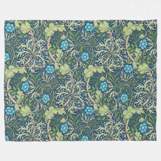 Couverture Polaire Algues, William Morris (Devant (Horizontal))