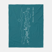 Couverture Polaire Alhambra coucher de soleil (Devant)