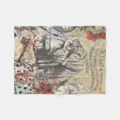 Couverture Polaire Alice au pays des merveilles Rideau Art classique (Devant (Horizontal))