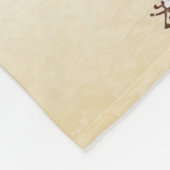 Couverture Polaire Alice au pays des merveilles - thé - folle (Coin)