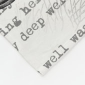 Couverture Polaire Alice de lapin blanc au pays des merveilles (Coin)