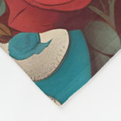 Couverture Polaire Alice noire au pays des merveilles (Coin)