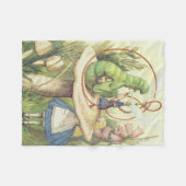 Couverture Polaire Alice rencontre la Caterpillar (Devant (Horizontal))