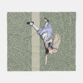 Couverture Polaire Alice volante au pays des merveilles (Devant (Horizontal))