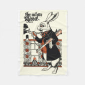 Couverture Polaire Alice White Rabbit Classic Wonderland (Devant)