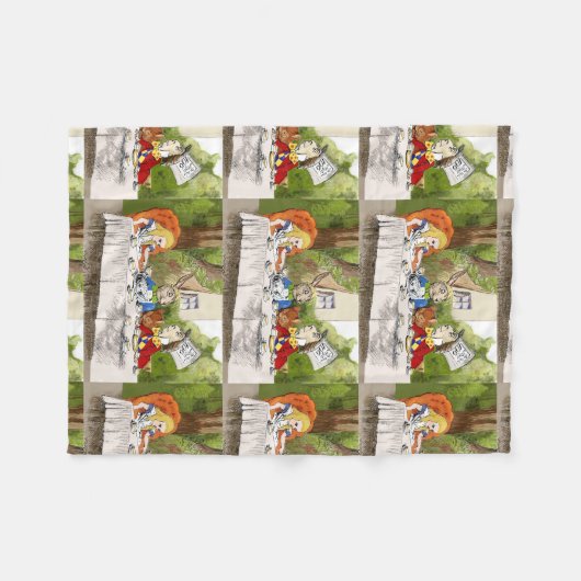 Couverture Polaire Alice's Adventures in Wonderland (Devant (Horizontal))