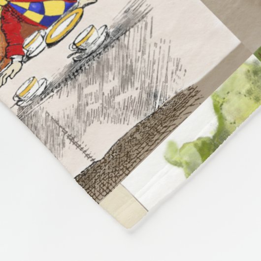 Couverture Polaire Alice's Adventures in Wonderland (Coin)