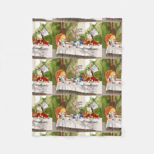 Couverture Polaire Alice's Adventures in Wonderland (Devant)