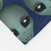 Couverture Polaire Alien Art Blanket E.T. Alien Gris Blanches & Décor (Coin)