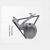 Couverture Polaire Alien gris, la vérité est là (Devant (Horizontal))