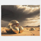 Couverture Polaire Alien Relics in the Desert (Devant (Horizontal))