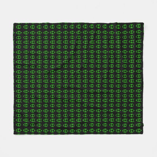 Couverture Polaire Aliens de Neon Green (Devant (Horizontal))
