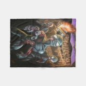 Couverture Polaire Aliens zombies (Devant (Horizontal))