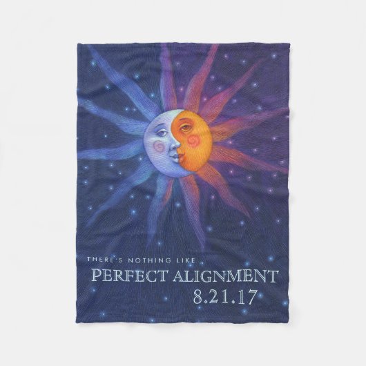 Couverture Polaire Alignement parfait du soleil et de la lune (Devant)
