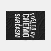 Couverture Polaire Alimenté Par Chemo Sarcasm, Chimiothérapie Drôle,  (Devant (Horizontal))