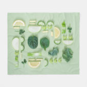 Couverture Polaire Aliments sains (Devant (Horizontal))