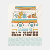 Couverture Polaire All Aboard for Rad Waves (Devant)