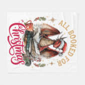 Couverture Polaire All Booked for Christmas Dragon  (Devant (Horizontal))