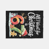 Couverture Polaire All I Want For Christmas Is 67 Meme Funny Xmas Men (Devant (Horizontal))