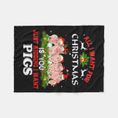 Couverture Polaire All I Want For Christmas Is A G Ugly Sweater (Devant (Horizontal))