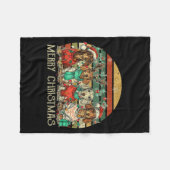 Couverture Polaire All I Want For Christmas Is More Dachshunds Ugly X (Devant (Horizontal))