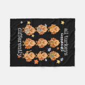 Couverture Polaire All Turkeys Communicate Differently Thanksgiving A (Devant (Horizontal))
