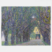 Couverture Polaire Allee à Schloss Kammer, Gustav Klimt (Devant (Horizontal))