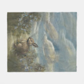 Couverture Polaire Allée Lapin (Devant (Horizontal))