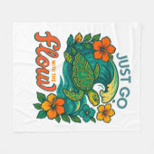 Couverture Polaire Aller avec la tortue (Devant (Horizontal))