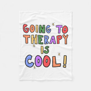 Couverture Polaire Aller en Thérapie Est Cool Santé Mentale Psycholog