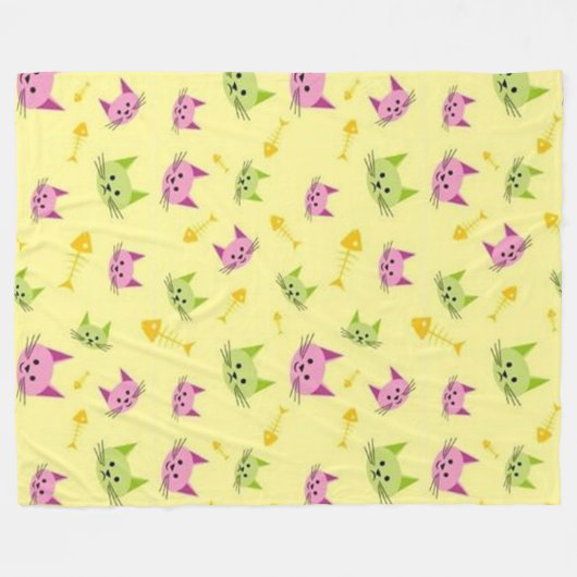 Couverture Polaire Alley Kitty (Devant (Horizontal))