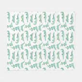 Couverture Polaire Alligators Tout Autour (Devant (Horizontal))