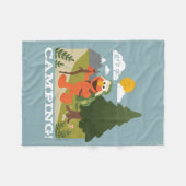 Couverture Polaire Allons en Camping ! (Devant (Horizontal))