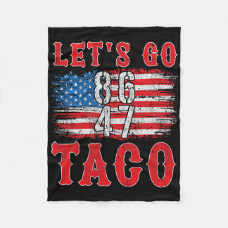 Couverture Polaire Allons Taco Chemise Drôle Trump toujours poulets o