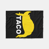 Couverture Polaire Allons Taco Funny Taco Cheveux (Devant (Horizontal))