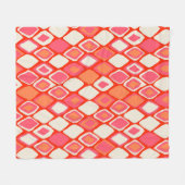 Couverture Polaire Almas tir d'ikat de diamant (Devant (Horizontal))
