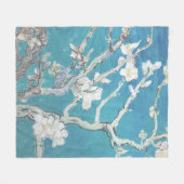 Couverture Polaire Almond Blossom Van Gogh Art (Devant (Horizontal))