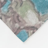 Couverture Polaire Almond Blossom Van Gogh Art (Coin)