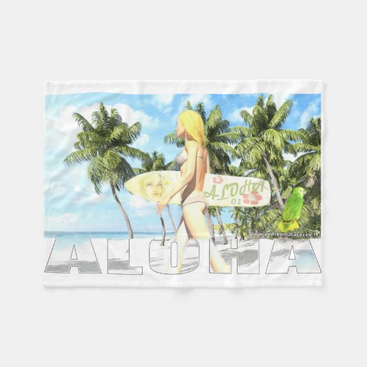 Couverture Polaire Aloha 01 (Devant (Horizontal))